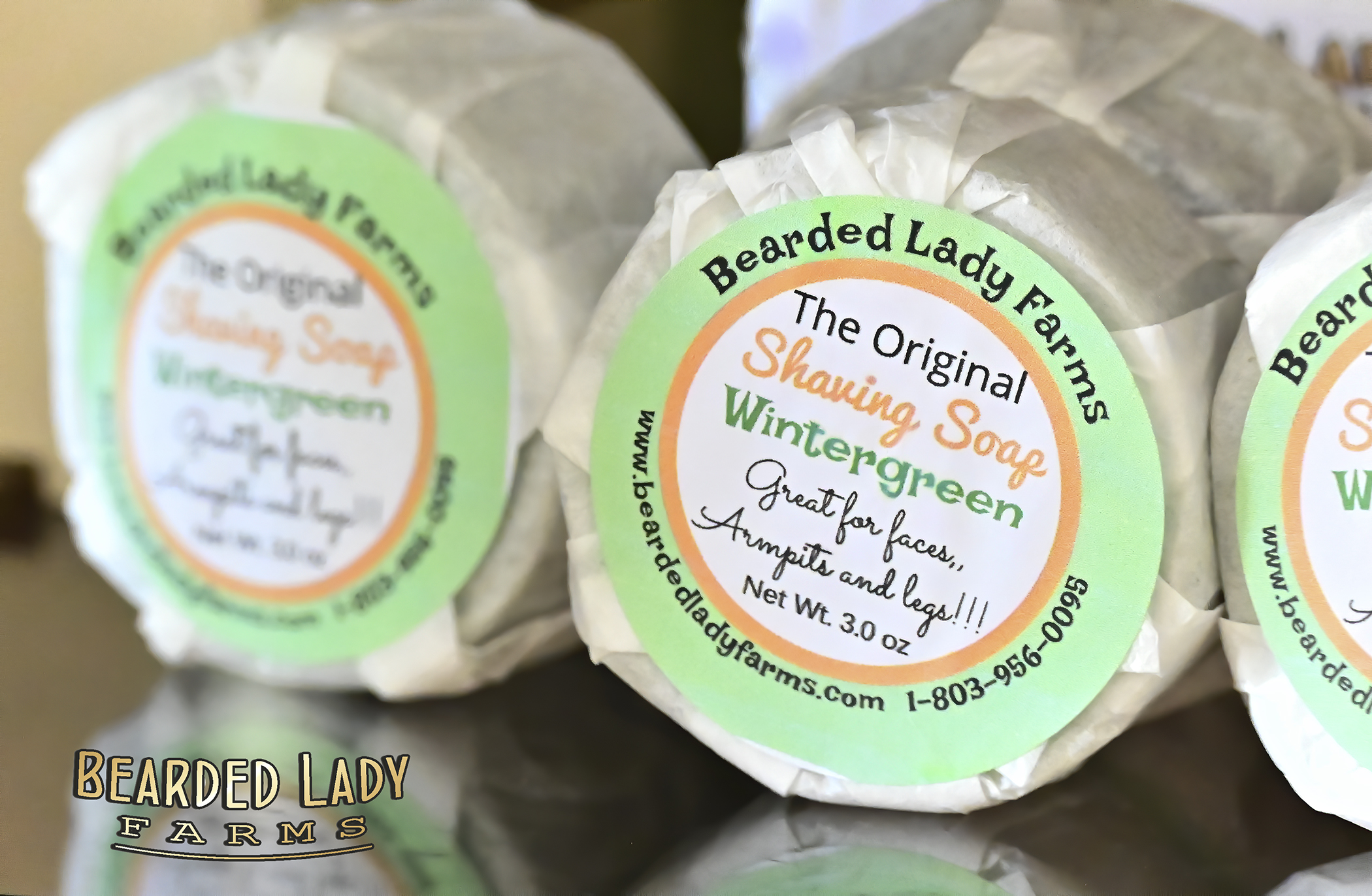 Shaving Soap - Wintergreen - Image 2