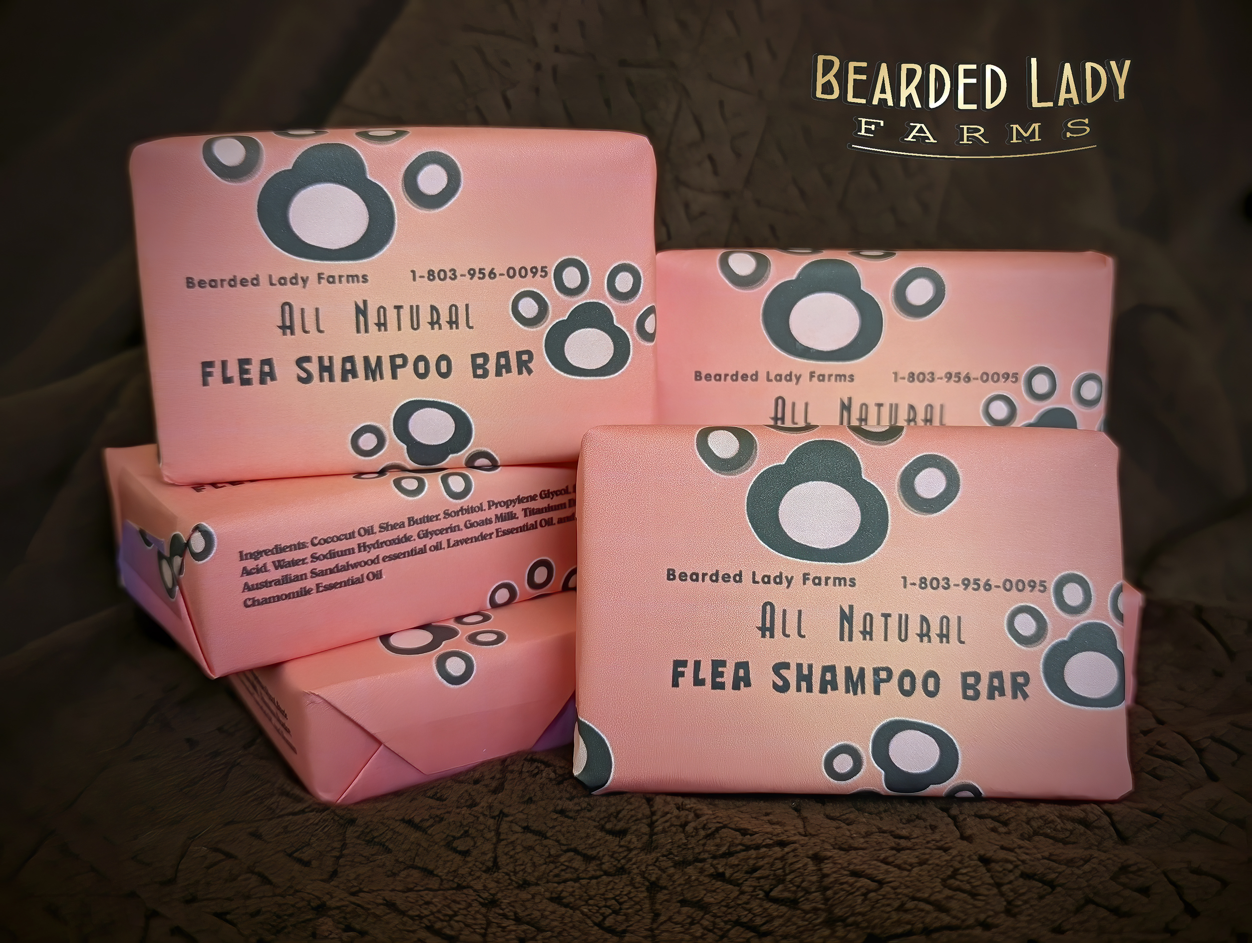 All Natural Flea Soap Bars