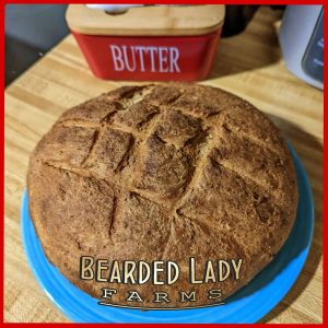 Organic grain bread