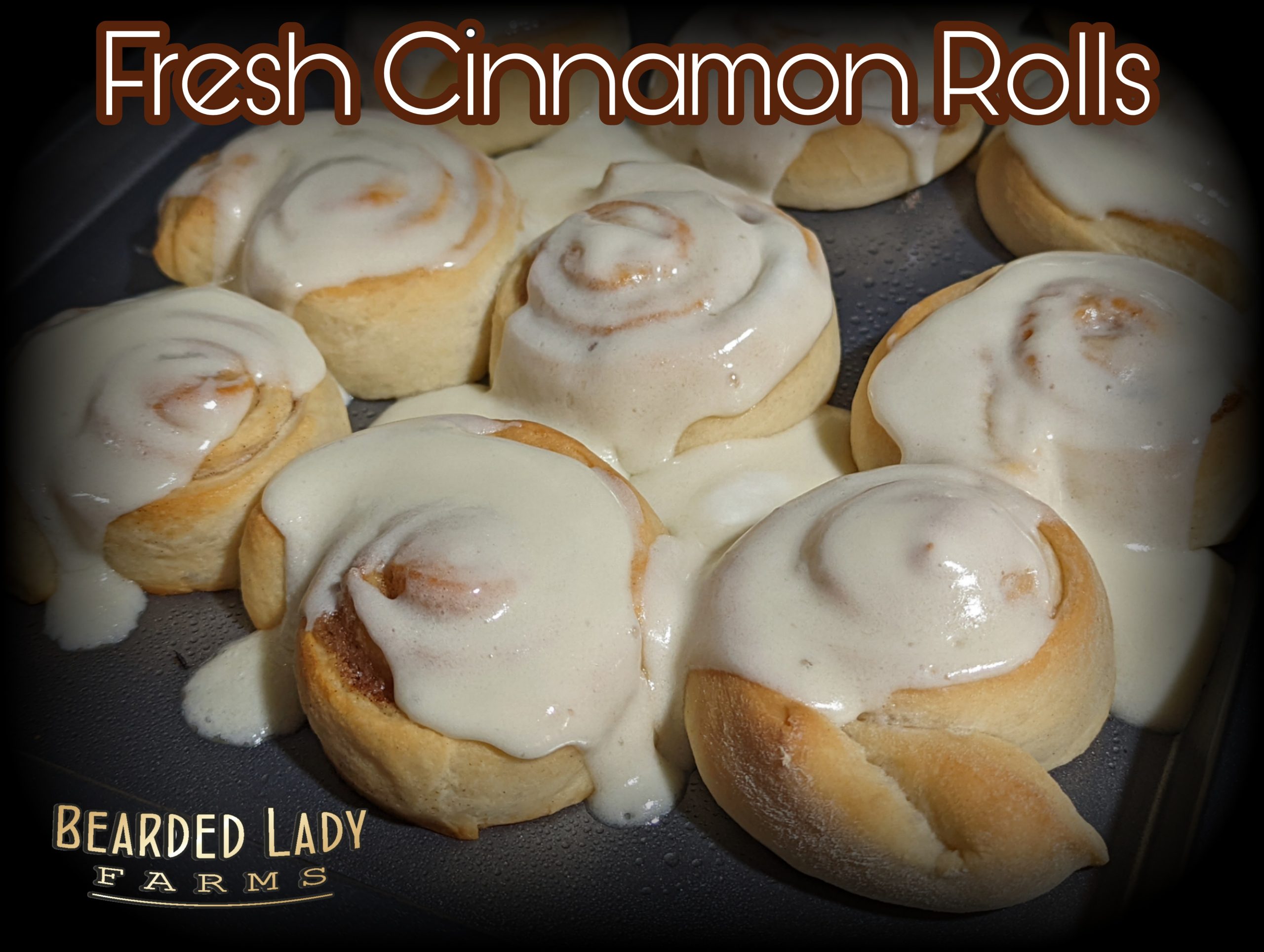 Cinnamon Roll with Cream Cheese Icing